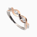 серебряное кольцо с цирконом  57208138